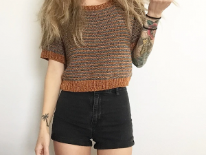 Hand Knitted Crop Top Patterns For This Summer