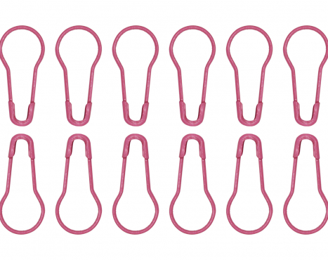 Pink Knitter's Safety Pins